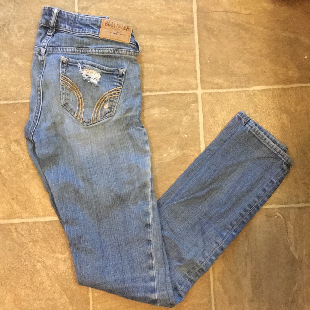Ripped Skinny Jeans Hollister (Size: 1R)